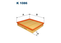 Invändigt filter K 1086 Filtron