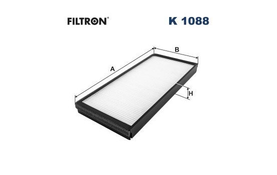 Invändigt filter K 1088 Filtron