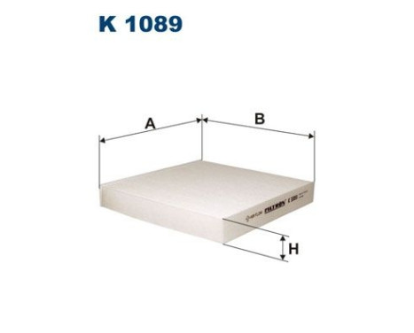 Invändigt filter K 1089 Filtron