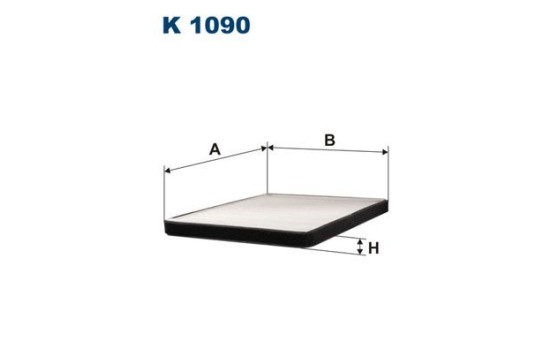 Invändigt filter K 1090 Filtron