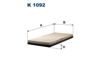 Invändigt filter K 1092 Filtron