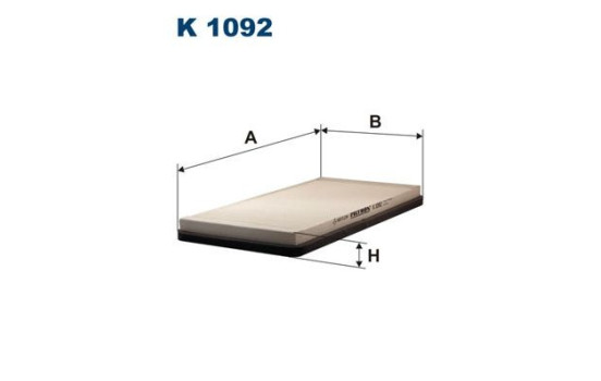 Invändigt filter K 1092 Filtron