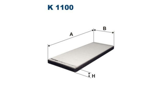 Invändigt filter K 1100 Filtron