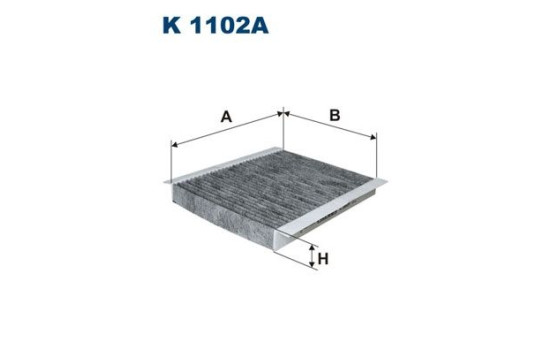 Invändigt filter K 1102A Filtron