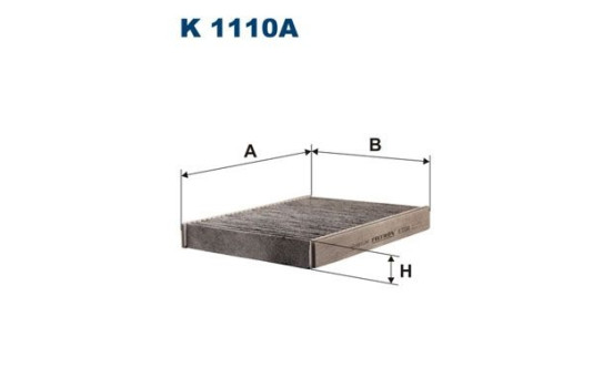 Invändigt filter K 1110A Filtron