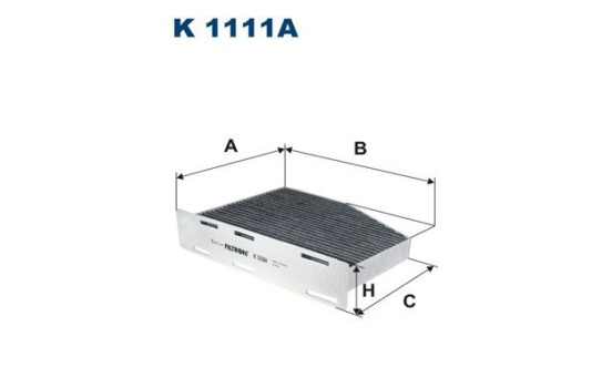 Invändigt filter K 1111A Filtron