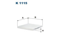 Invändigt filter K 1115 Filtron