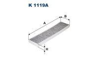 Invändigt filter K 1119A Filtron