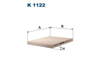Invändigt filter K 1122 Filtron