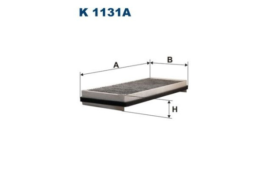 Invändigt filter K 1131A Filtron