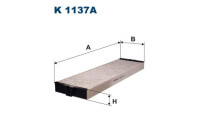 Invändigt filter K 1137A Filtron