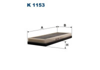 Invändigt filter K 1153 Filtron