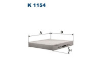 Invändigt filter K 1154 Filtron
