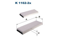 Invändigt filter K 1162-2x Filtron