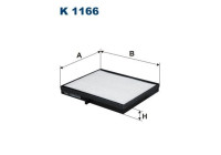 Invändigt filter K 1166 Filtron
