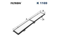 Invändigt filter K 1169 Filtron