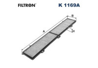 Invändigt filter K 1169A Filtron
