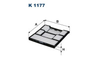 Invändigt filter K 1177 Filtron