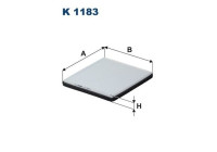 Invändigt filter K 1183 Filtron