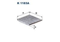 Invändigt filter K 1183A Filtron