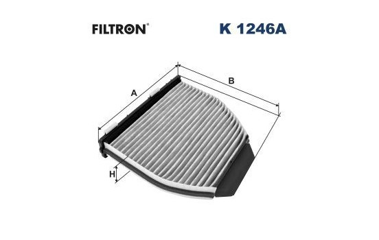 Invändigt filter K 1246A Filtron