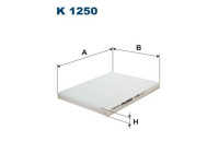 Invändigt filter K 1250 Filtron