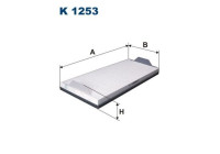 Invändigt filter K 1253 Filtron