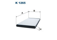 Invändigt filter K 1265 Filtron