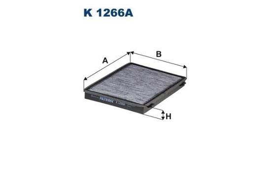 Invändigt filter K 1266A Filtron