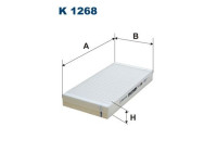 Invändigt filter K 1268 Filtron