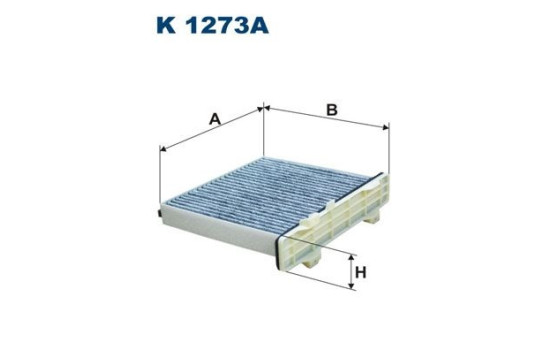 Invändigt filter K 1273A Filtron