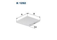 Invändigt filter K 1292 Filtron