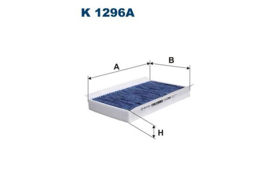 Invändigt filter K 1296A Filtron