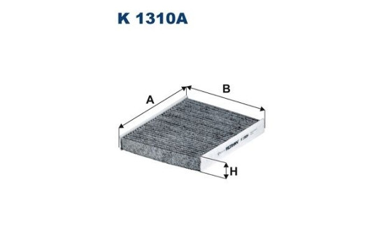 Invändigt filter K 1310A Filtron
