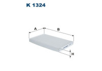 Invändigt filter K 1324 Filtron