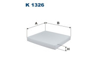 Invändigt filter K 1326 Filtron
