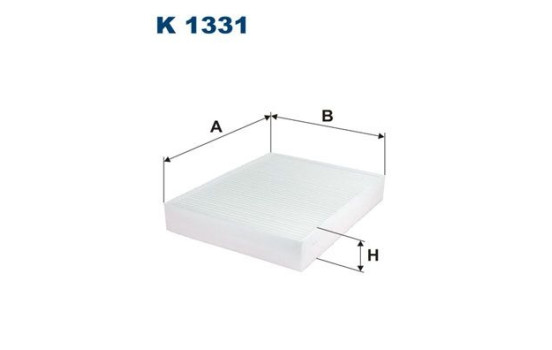 Invändigt filter K 1331 Filtron