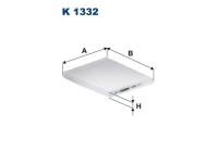 Invändigt filter K 1332 Filtron