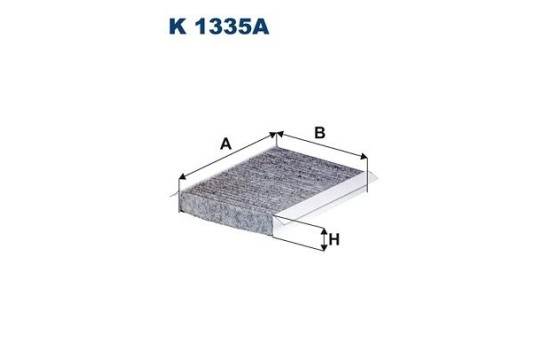 Invändigt filter K 1335A Filtron