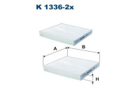 Invändigt filter K 1336-2x Filtron