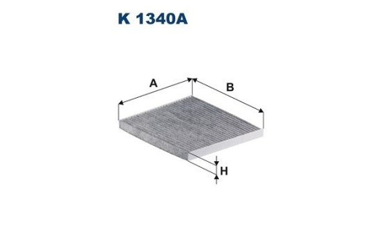 Invändigt filter K 1340A Filtron