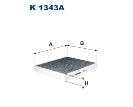 Invändigt filter K 1343A Filtron