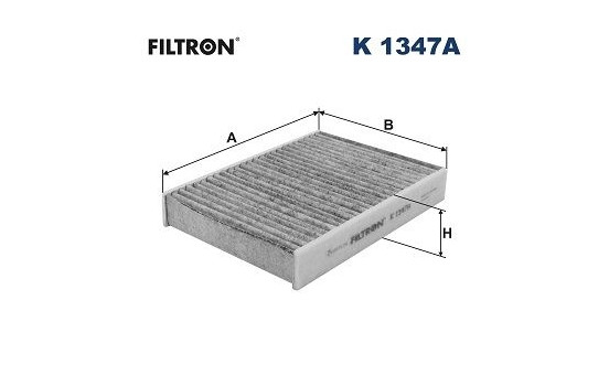 Invändigt filter K 1347A Filtron