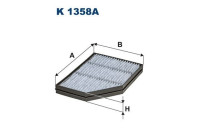 Invändigt filter K 1358A Filtron