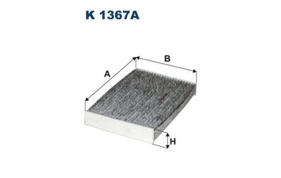 Invändigt filter K 1367A Filtron