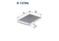 Invändigt filter K 1378A Filtron