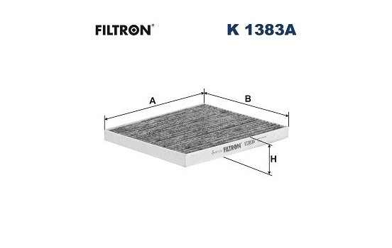 Invändigt filter K 1383A Filtron