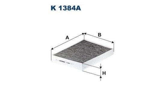 Invändigt filter K 1384A Filtron