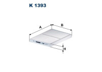 Invändigt filter K 1393 Filtron