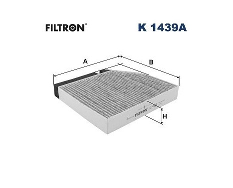Invändigt filter K 1439A Filtron